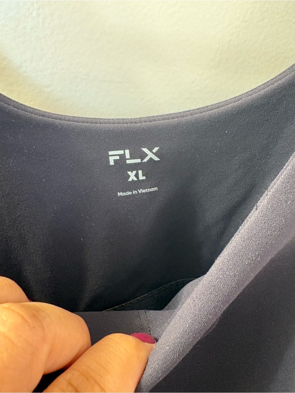 Women’s Flax Navy Sports Dress with built in shorts XL NWT - Picture 8 of 8